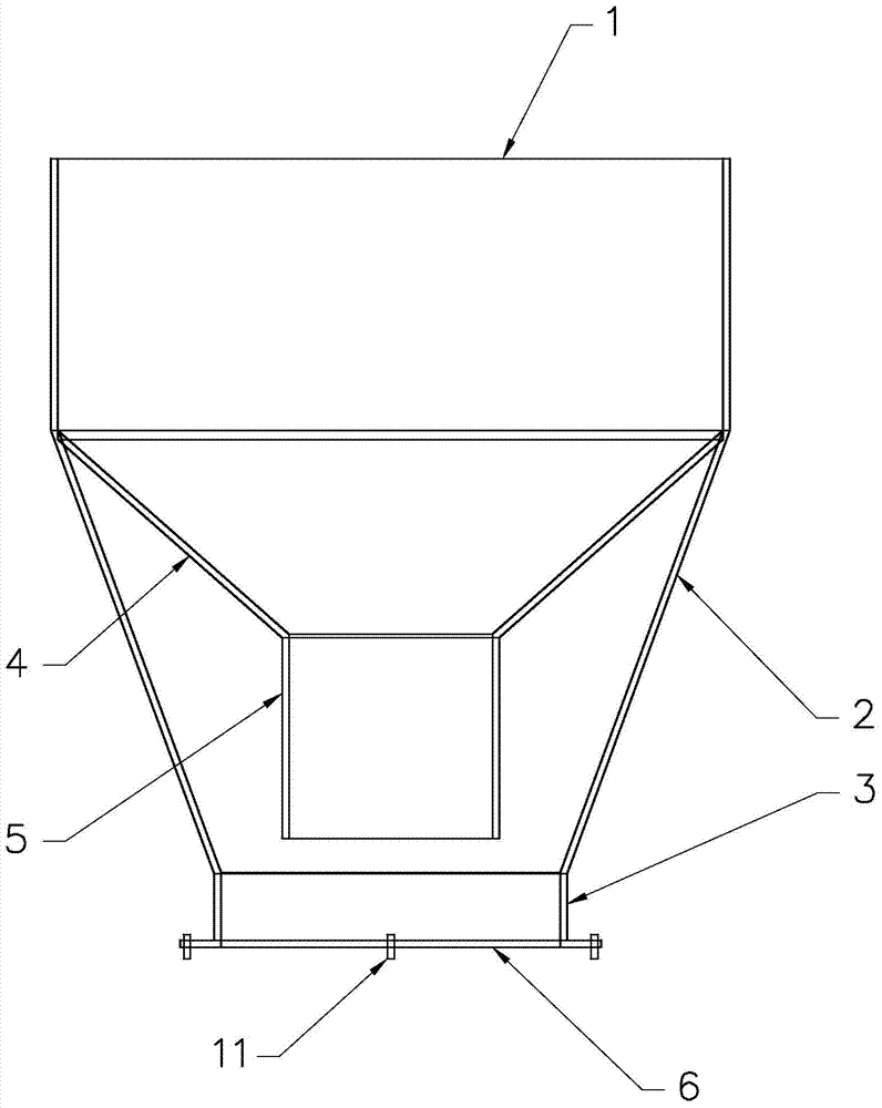 Uniform distribution device for lime kiln