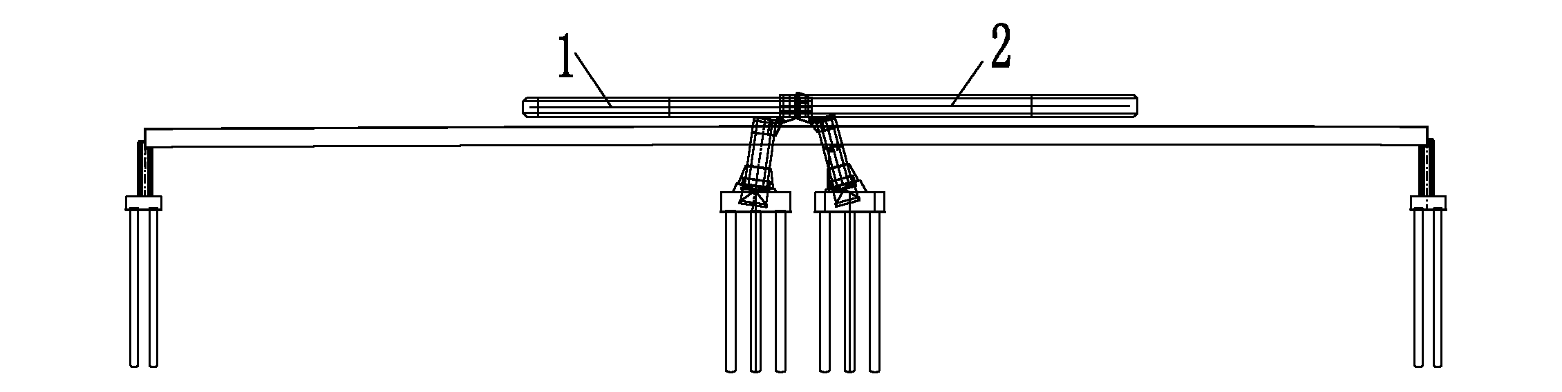 Vertical swiveling construction method of dual-steel-arch tower