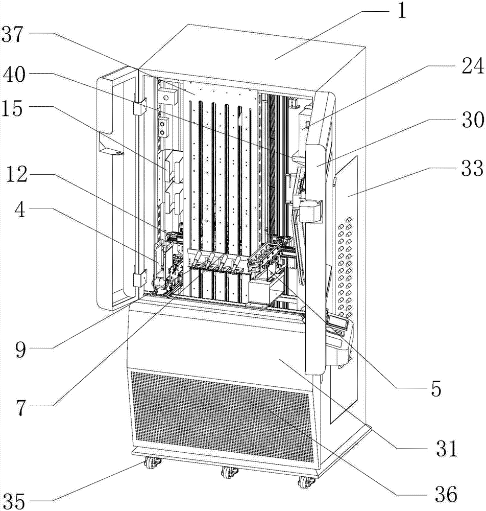 Double-layer card-issuing equipment and card-issuing method