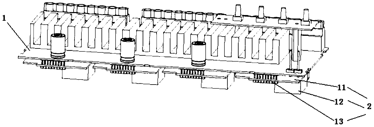 Multi-channel control device and mounting method thereof