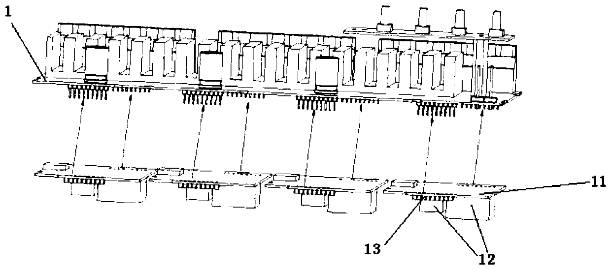 Multi-channel control device and mounting method thereof