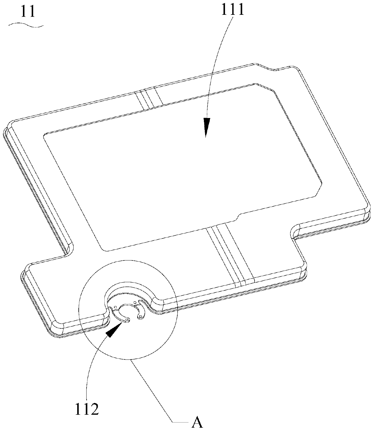 A shielding grounding structure and terminal equipment