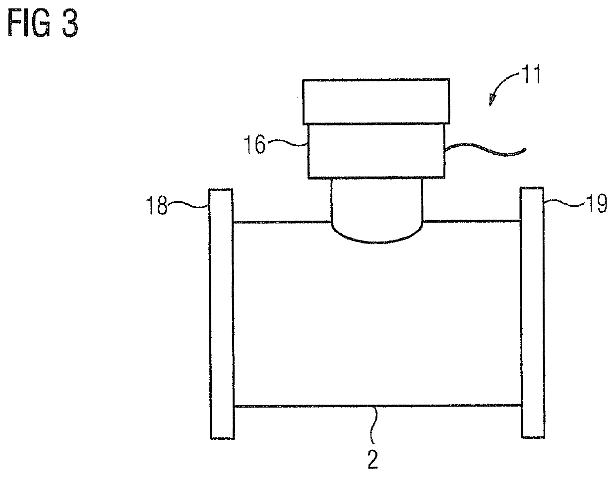 Pressure sensor arrangement having rotating articulation including strain gauges