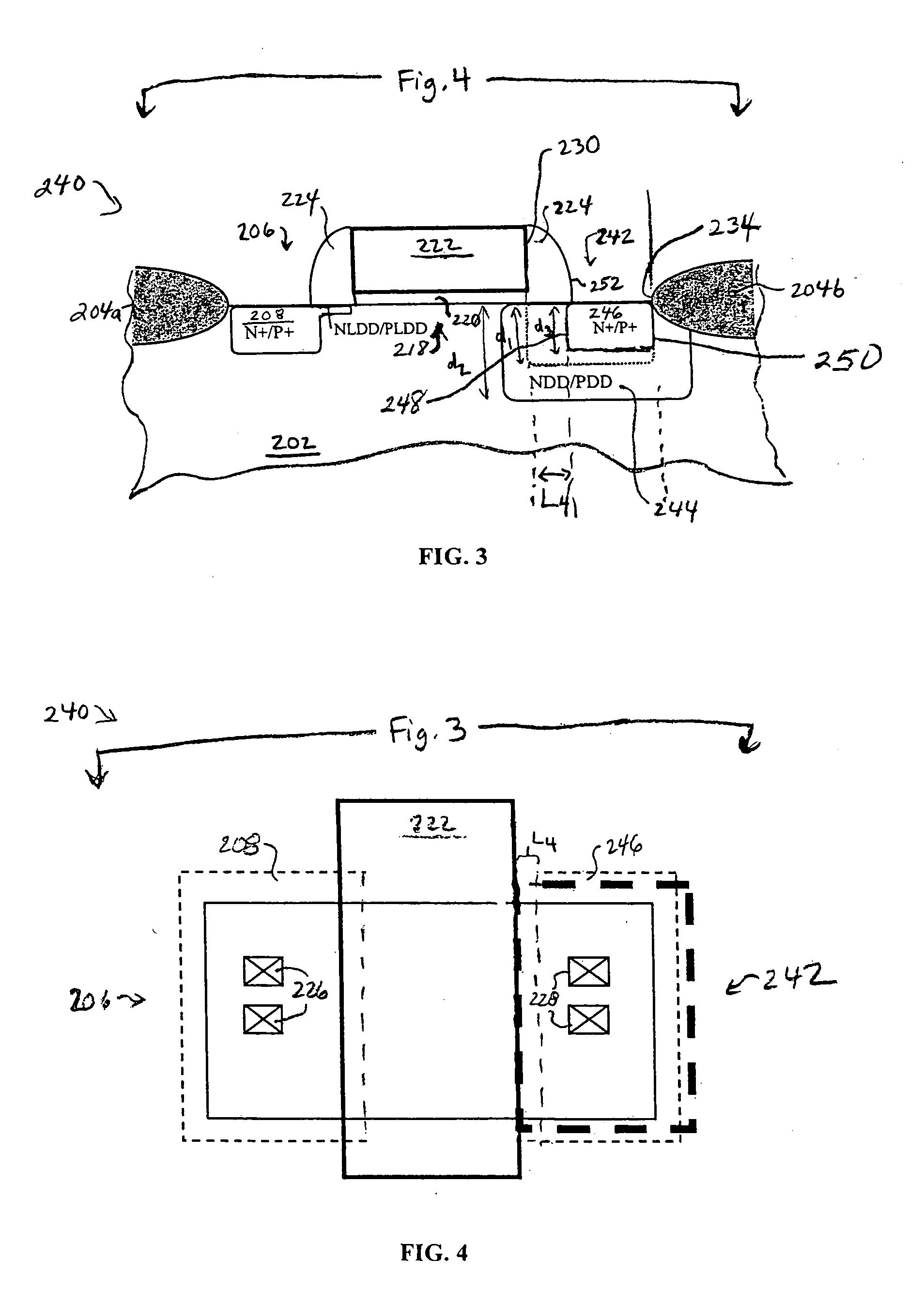 High voltage double diffused drain MOS transistor with medium operation voltage