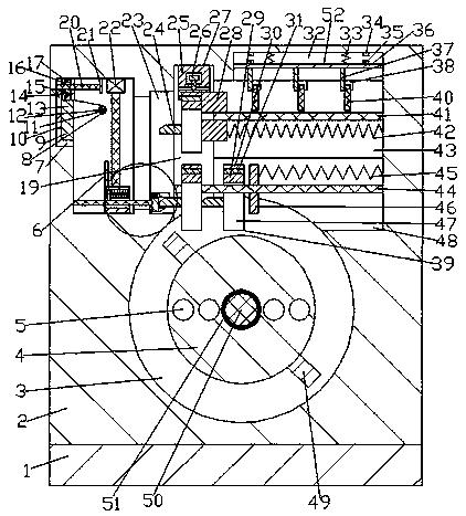 Conductive ring-free limiting protection device