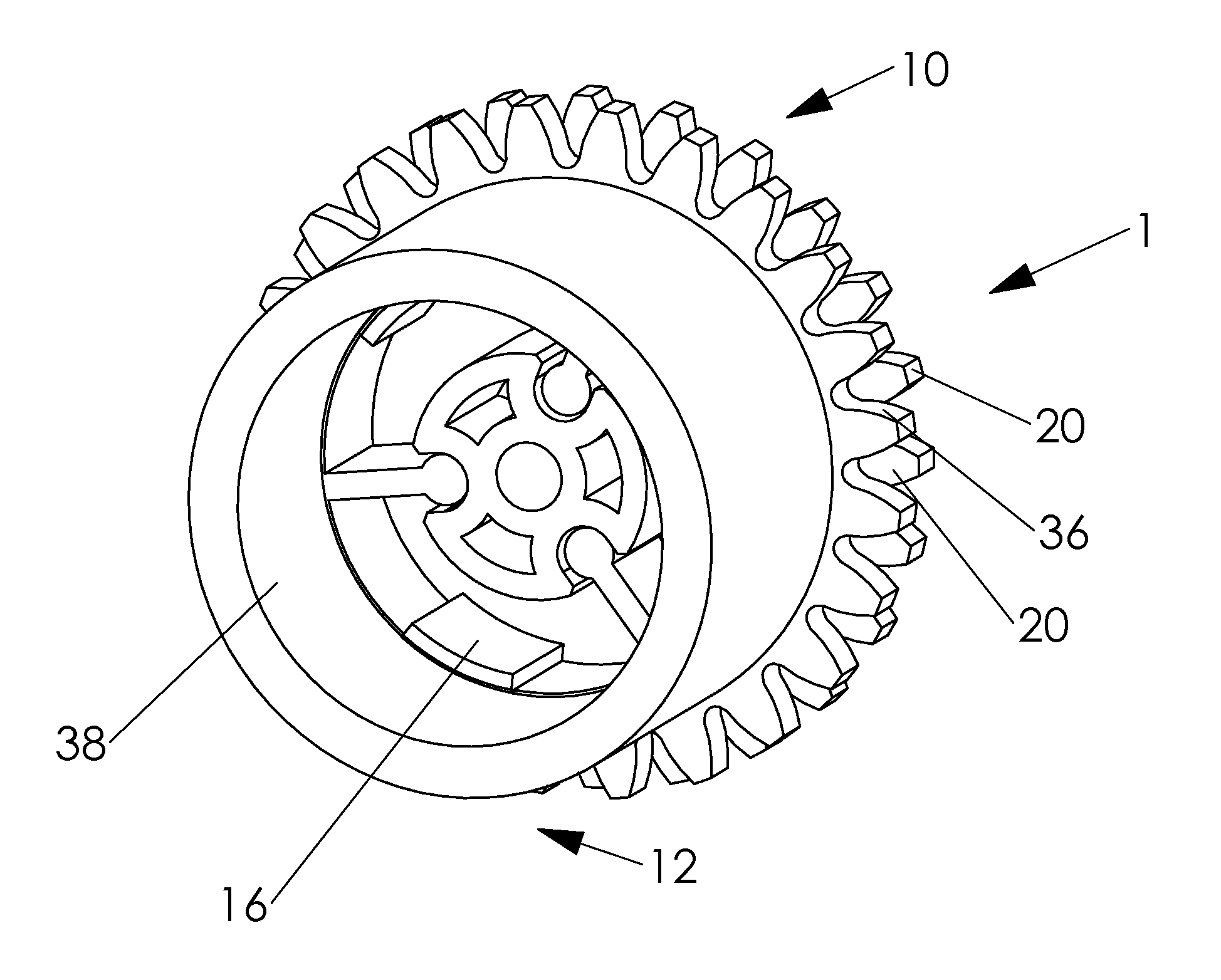 Anti-backlash gear