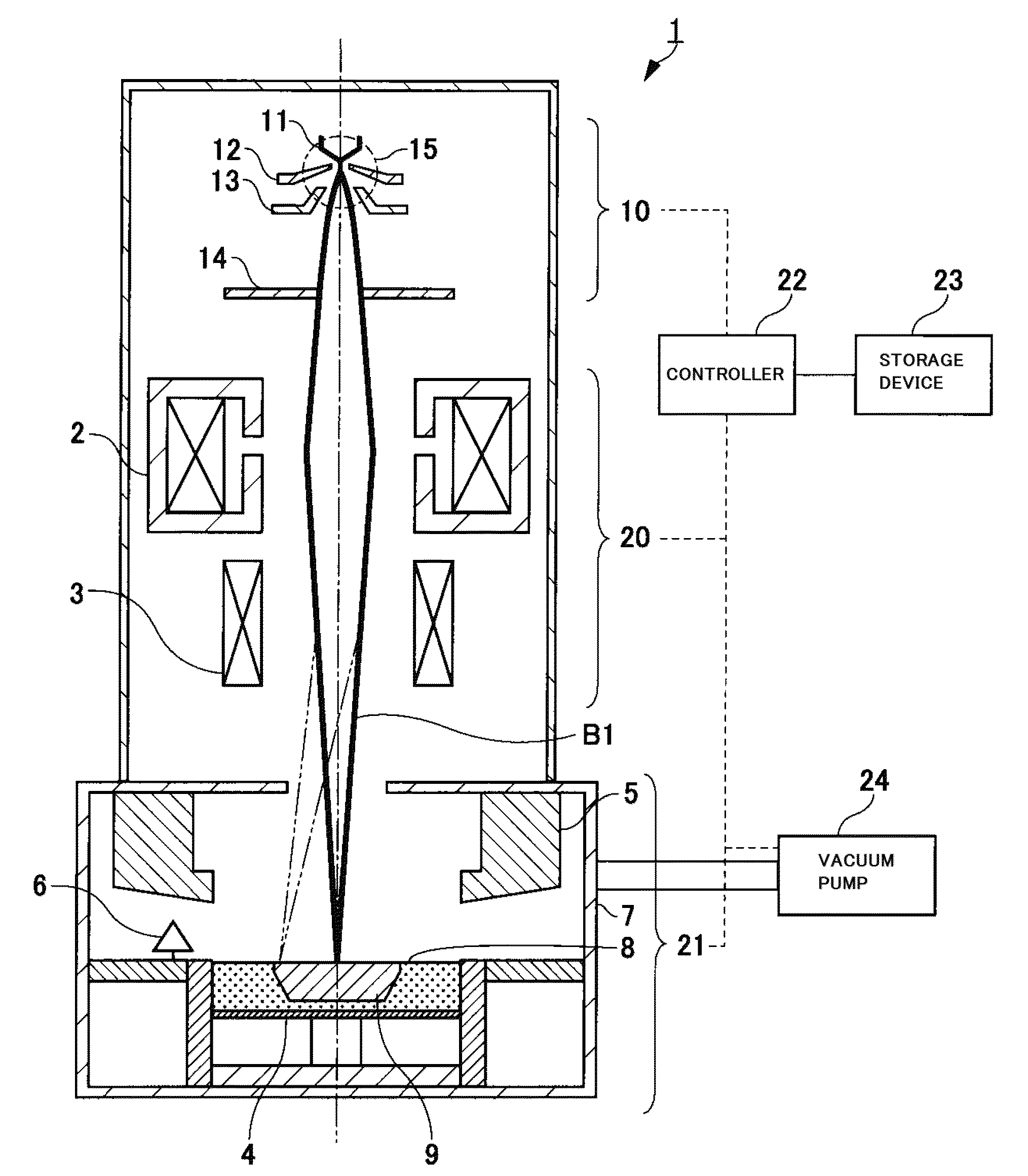 Electron gun, method of controlling same, and electron beam additive manufacturing machine