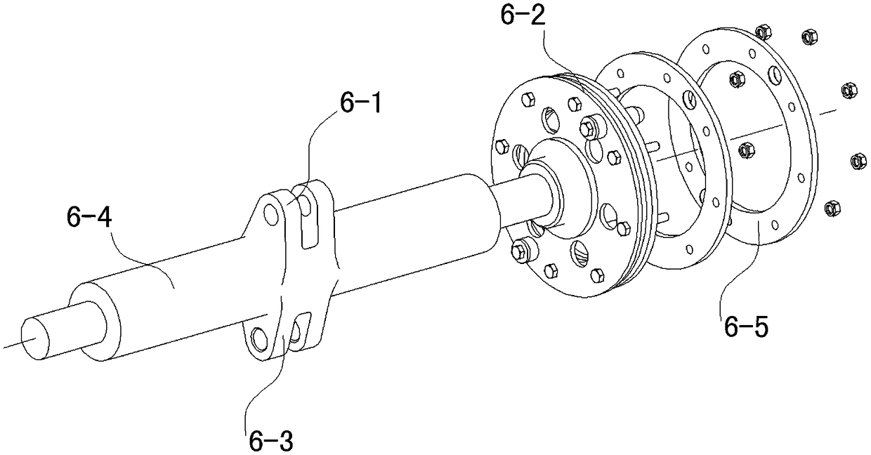 An aircraft rudder surface drive actuator performance test device