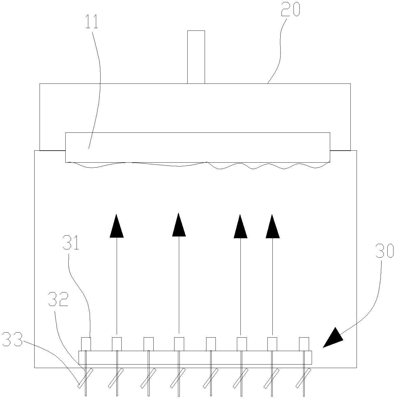 Semiconductor wafer liquid-spraying etching system and method