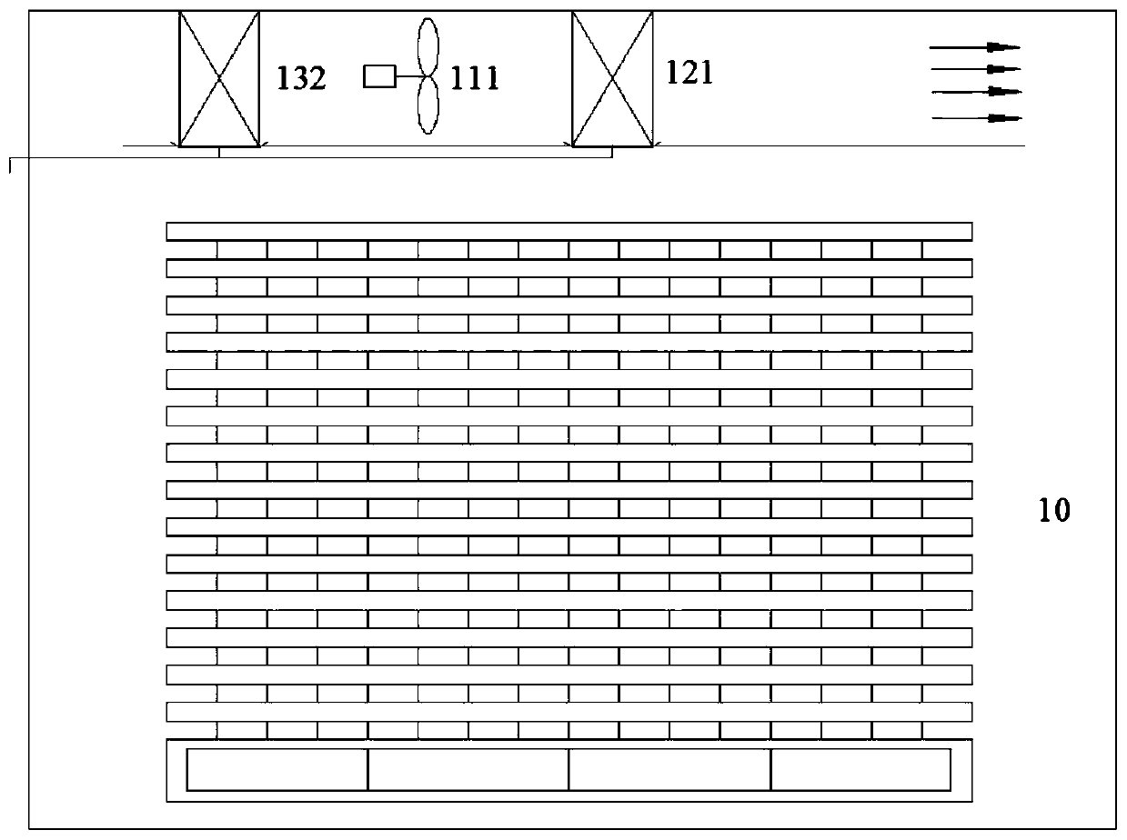 Refrigeration system with drying function, drying device and operation control method