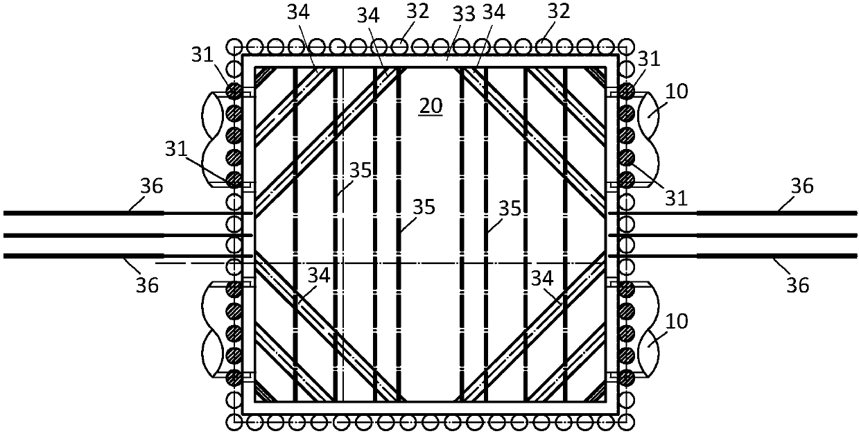 Construction method of pipe gallery by shielding before well arrangement