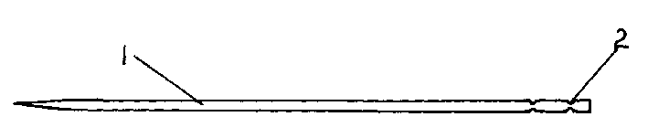 Starch toothpick and its production process