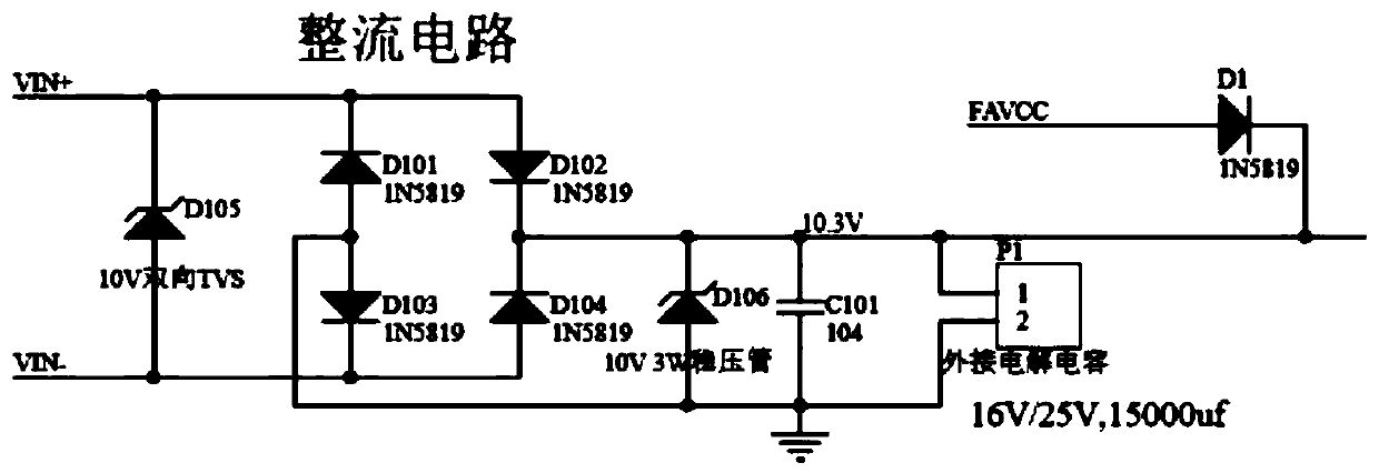 Temperature rise monitoring device of power transmission line node based on induction electricity taking