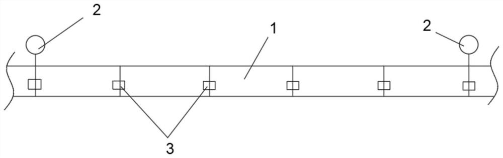 Water conservancy project pipeline protection system and method