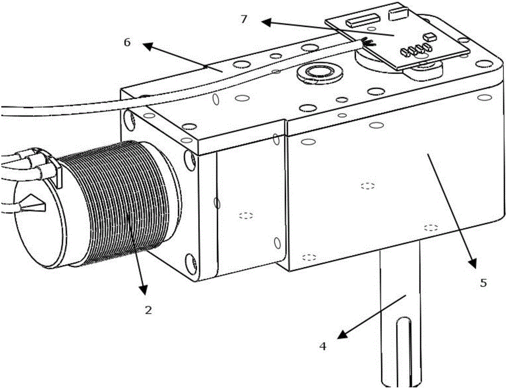 Large-torque steering engine servo system driven by brushless motor