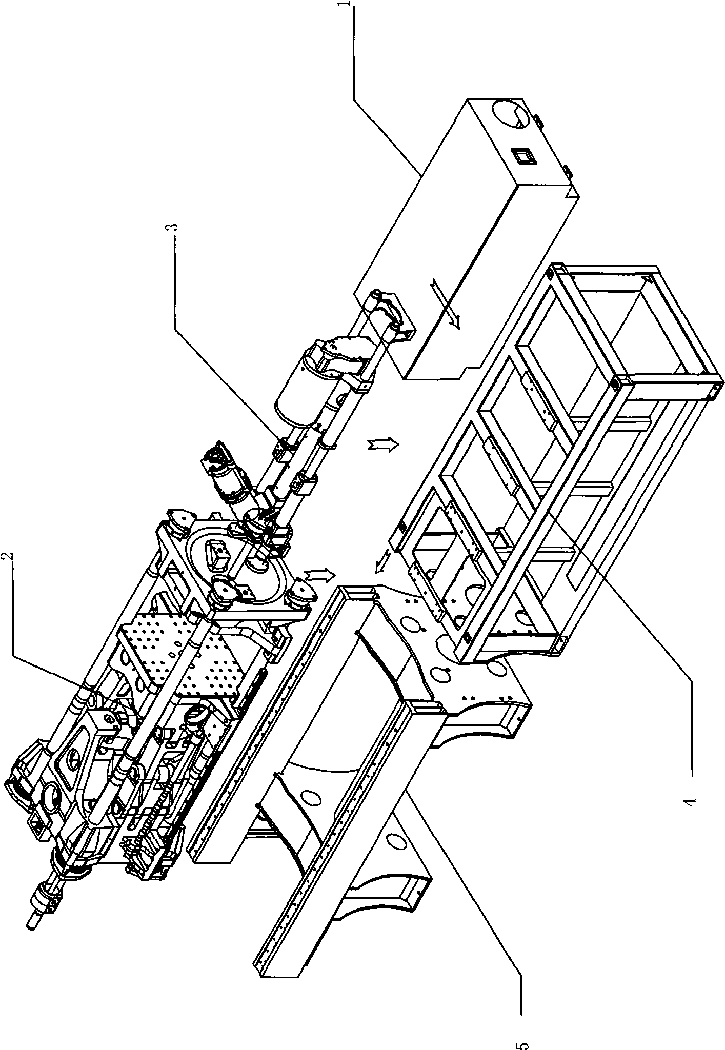 Modularized injection machine and set thereof