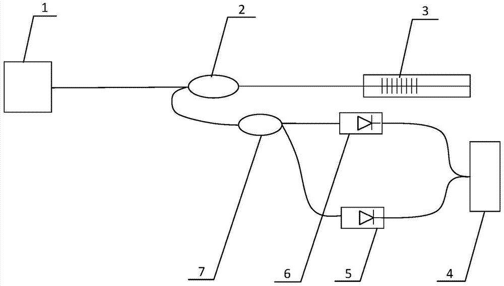 Cladding Fiber Bragg Grating Vibration Sensor