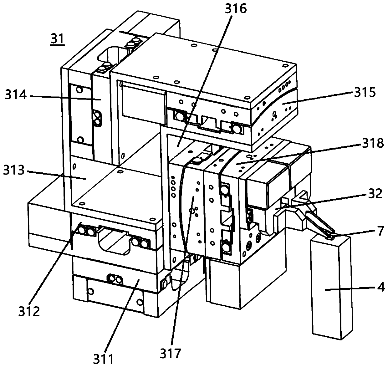 Lens coupling equipment driven by voice coil motor