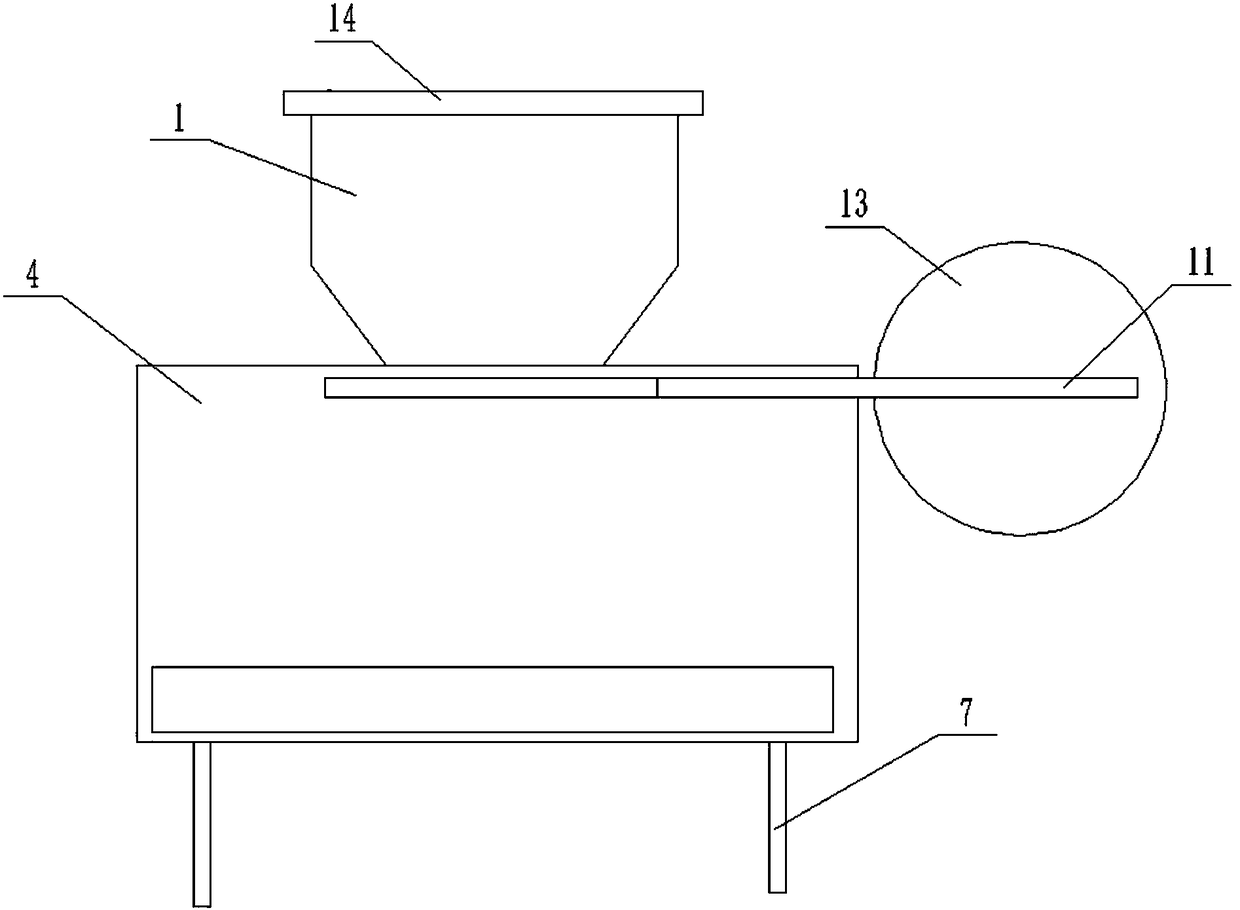 Sand screening device applied to road and bridge construction