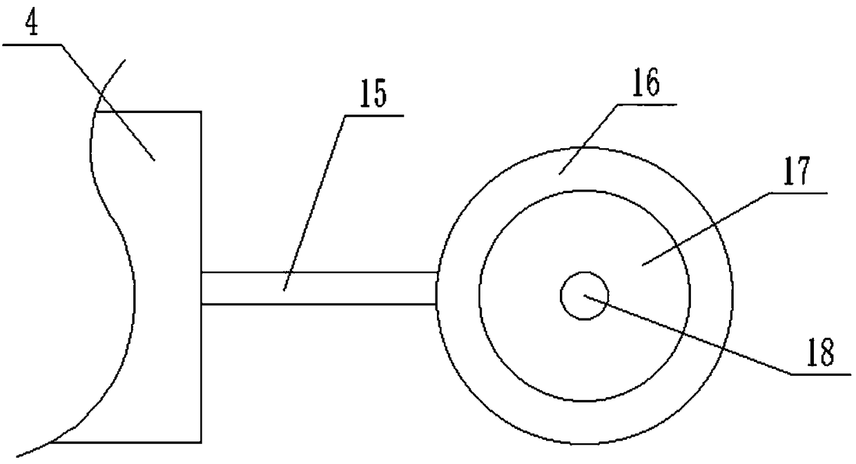 Sand screening device applied to road and bridge construction