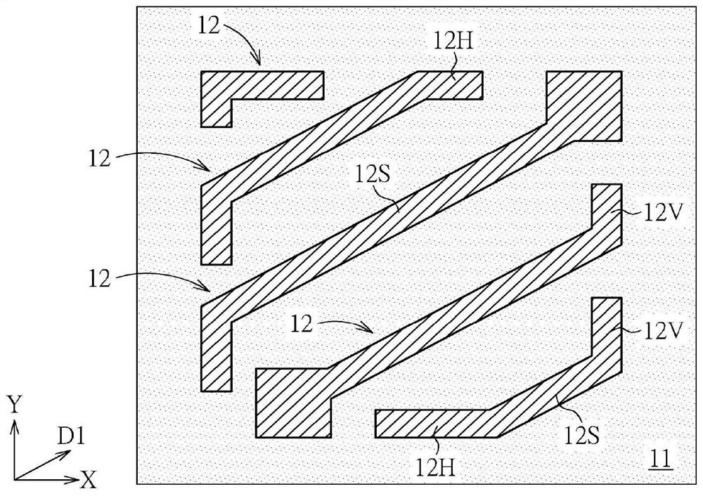 Active domain structure and its formation method