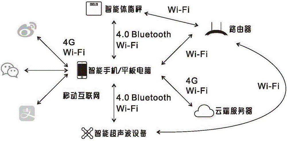 Method for reducing weight by utilizing intelligent hardware and mobile application programs