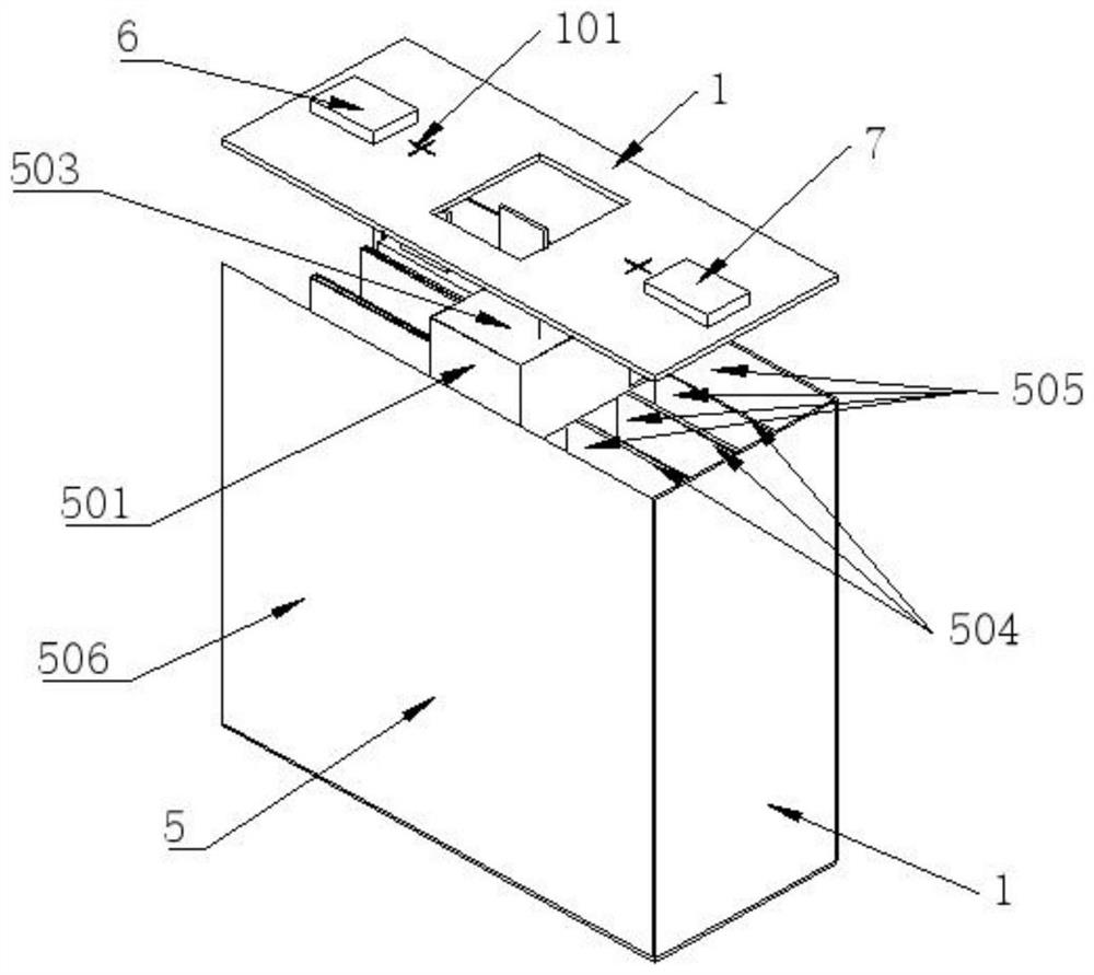 Thermal management system integrated lithium ion battery structure and manufacturing method thereof