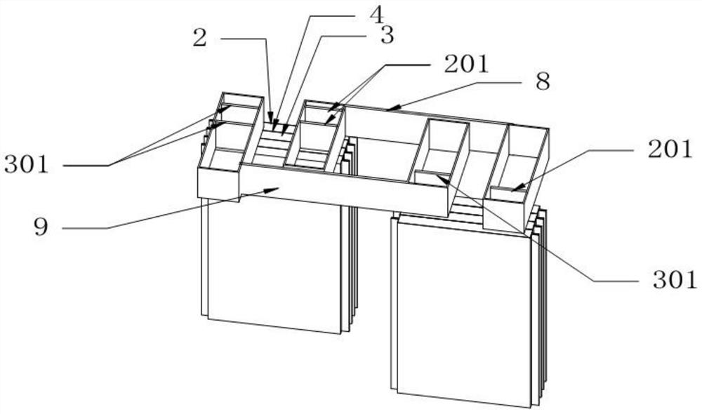 Thermal management system integrated lithium ion battery structure and manufacturing method thereof