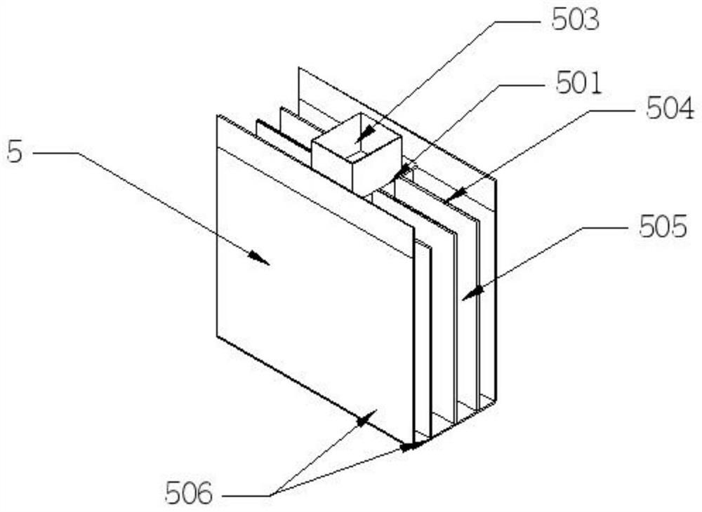 Thermal management system integrated lithium ion battery structure and manufacturing method thereof