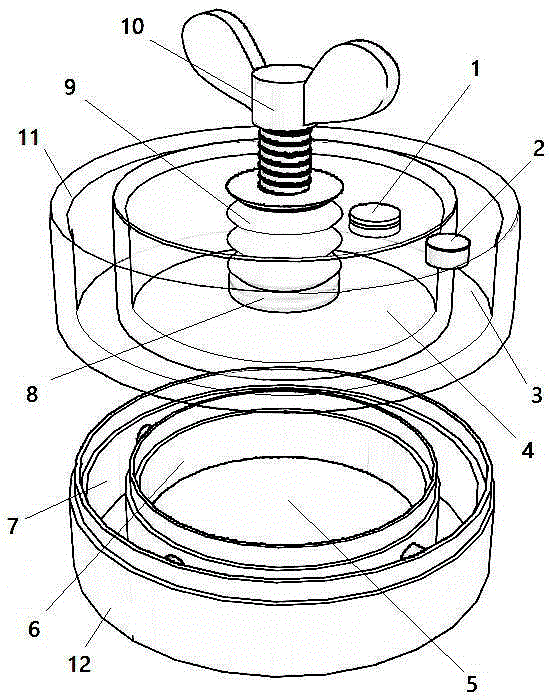 Air pressure type artery postoperation hemostat