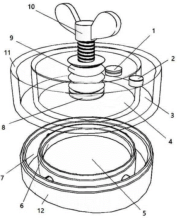 Air pressure type artery postoperation hemostat