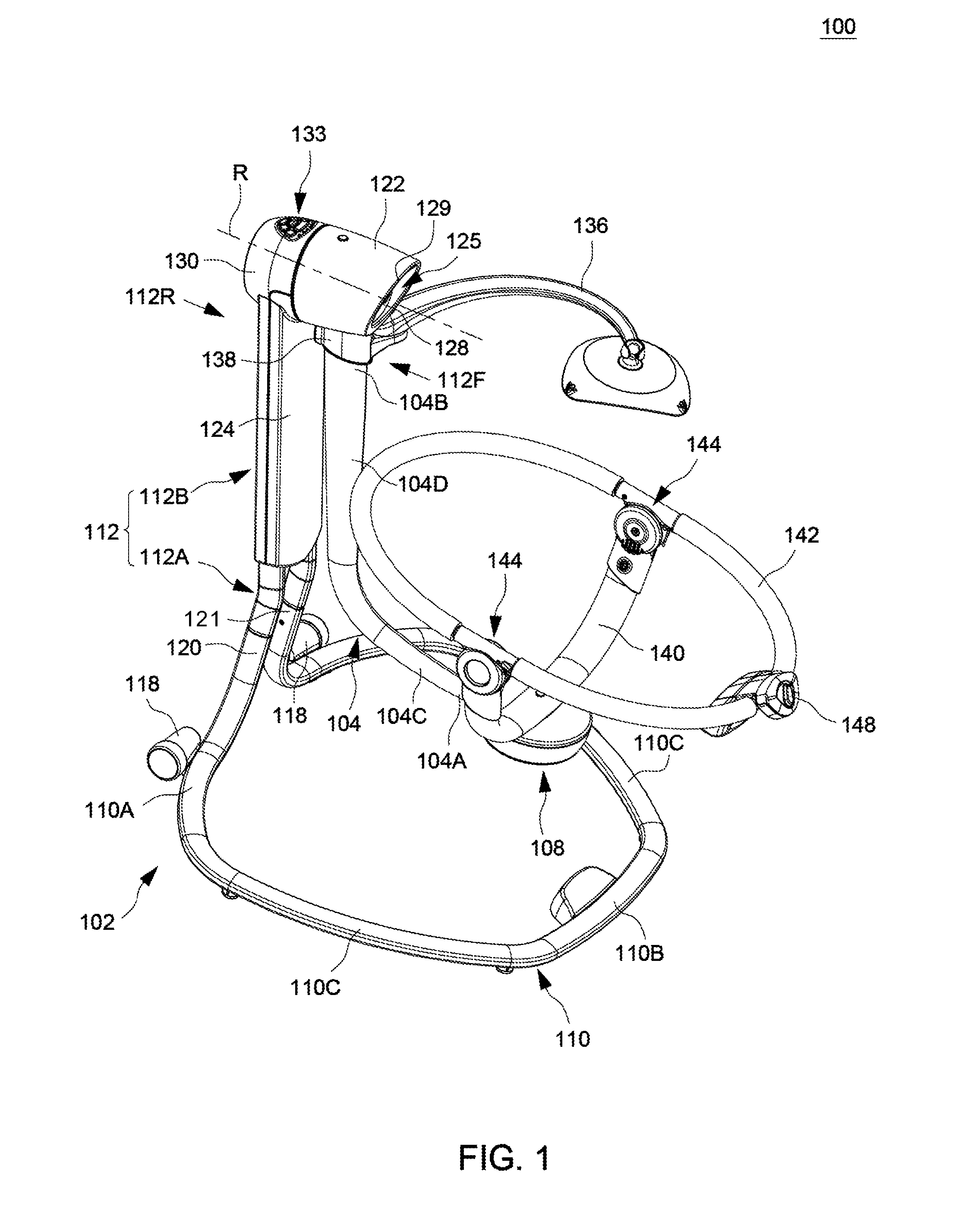 Infant swing apparatus