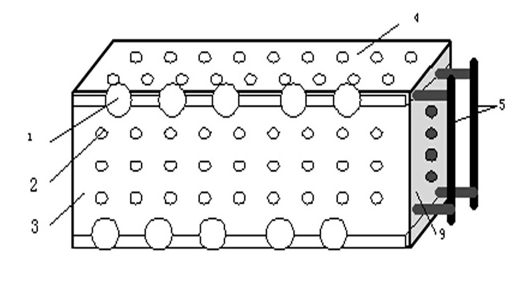 Pure battery box of electric automobile suitable for replacing battery mode