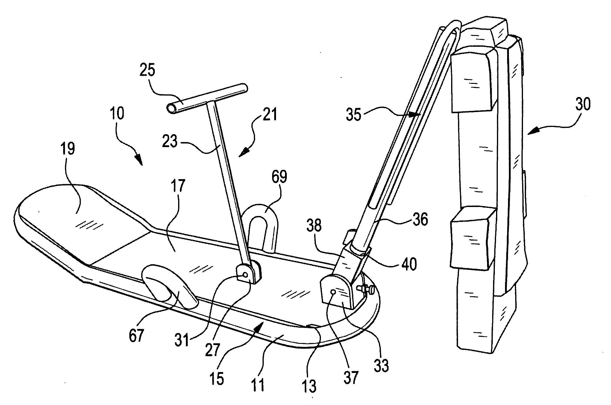 Pop-up tackling practice machine