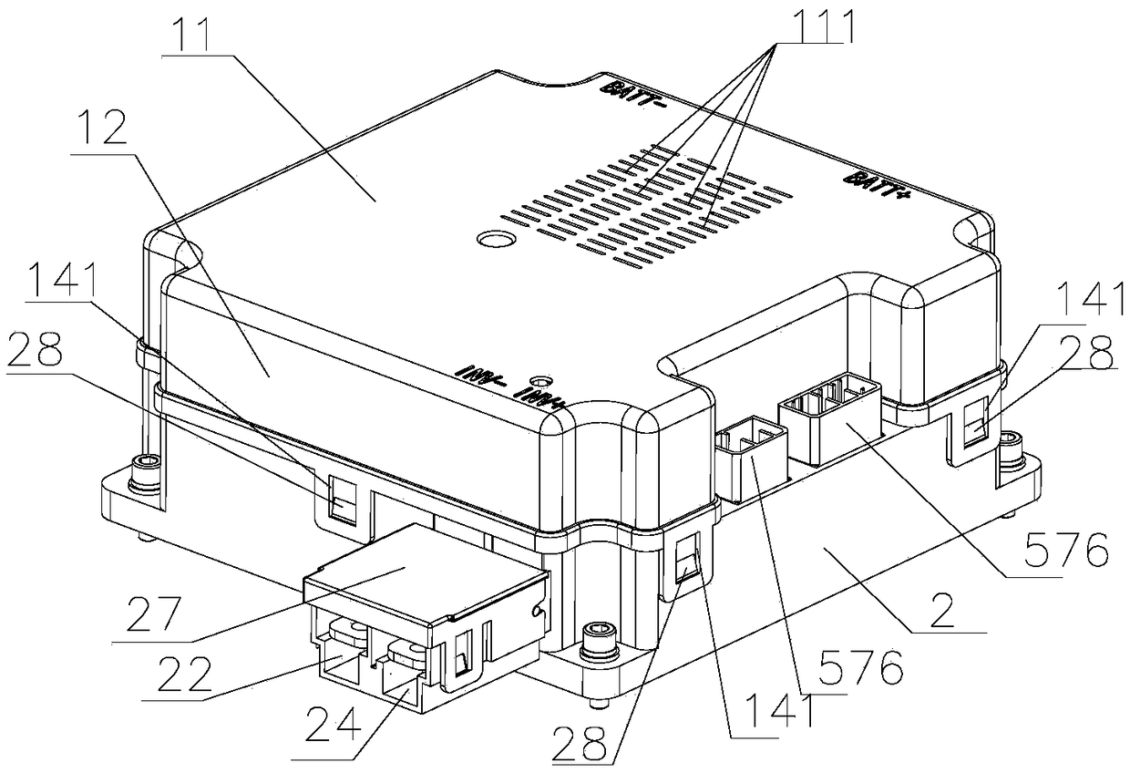 An integrated battery system high-voltage electrical box