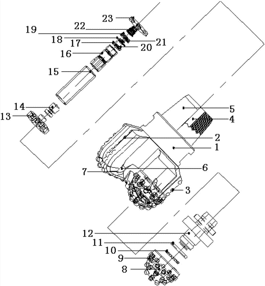 Breaker compound cutting pdc bit