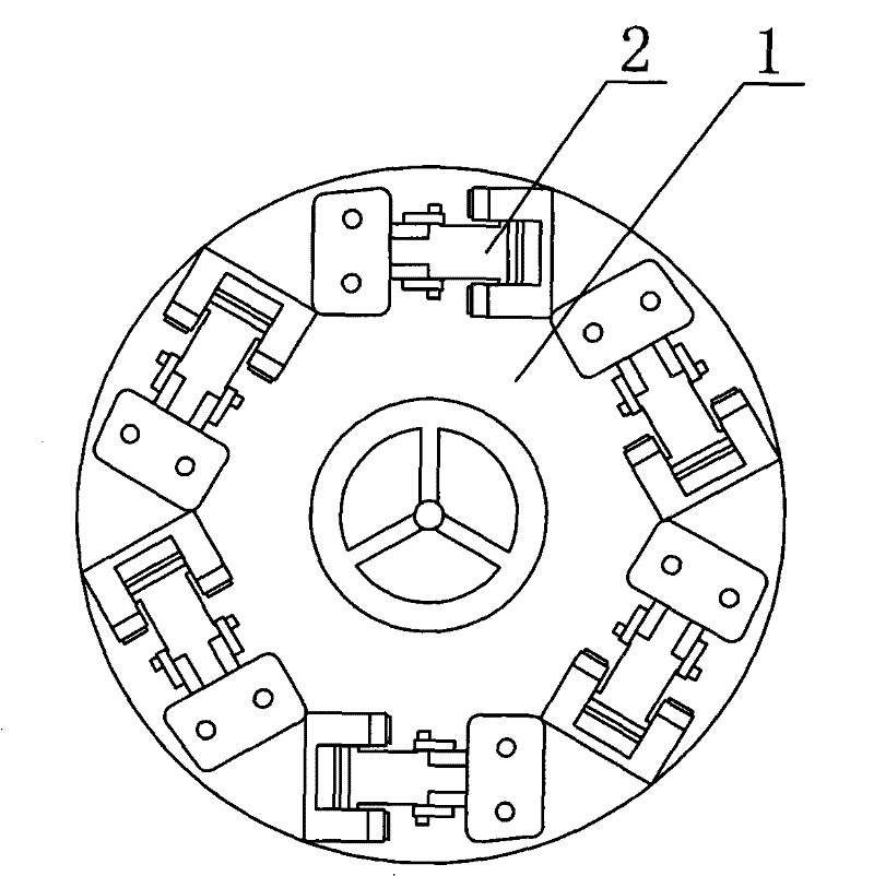 Inner cutter head of rotary electric shaver