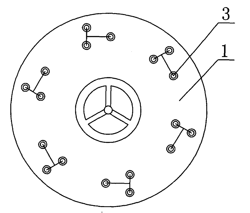 Inner cutter head of rotary electric shaver