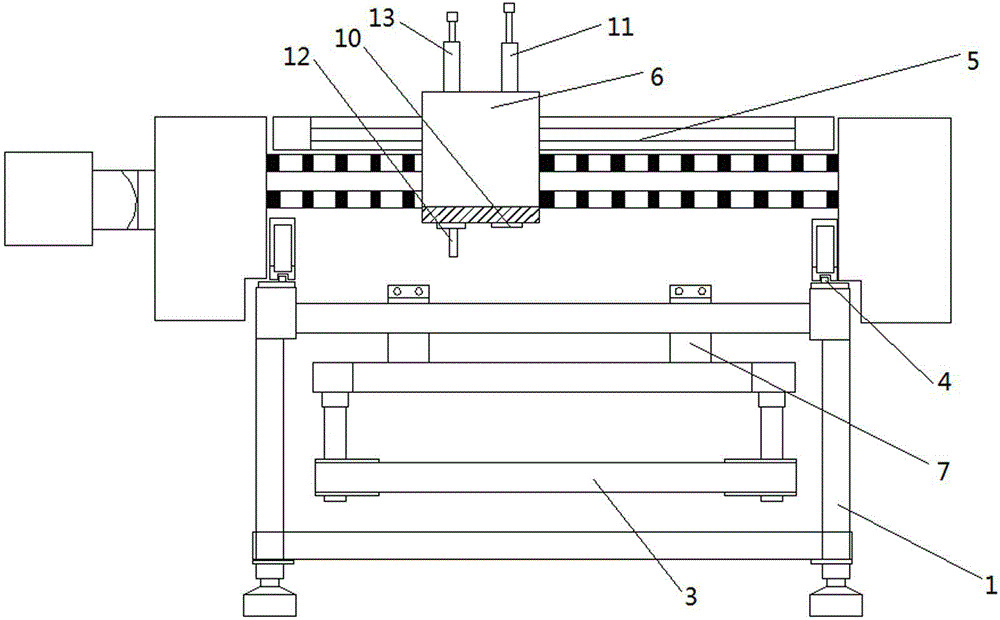 Nailing machine of steel-structured plates and nailing method thereof