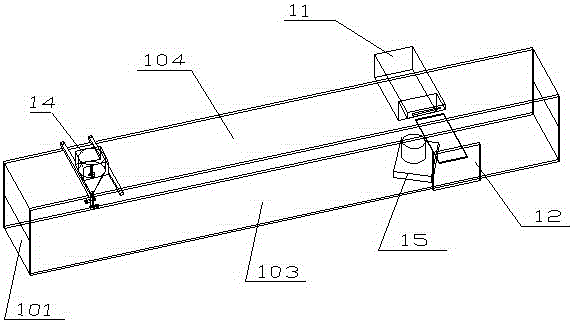 System and method for measuring turbulent long structure of open channel using river engineering model