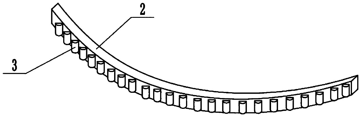 High-precision and wear-resisting trim strip for automobile gear lever handle