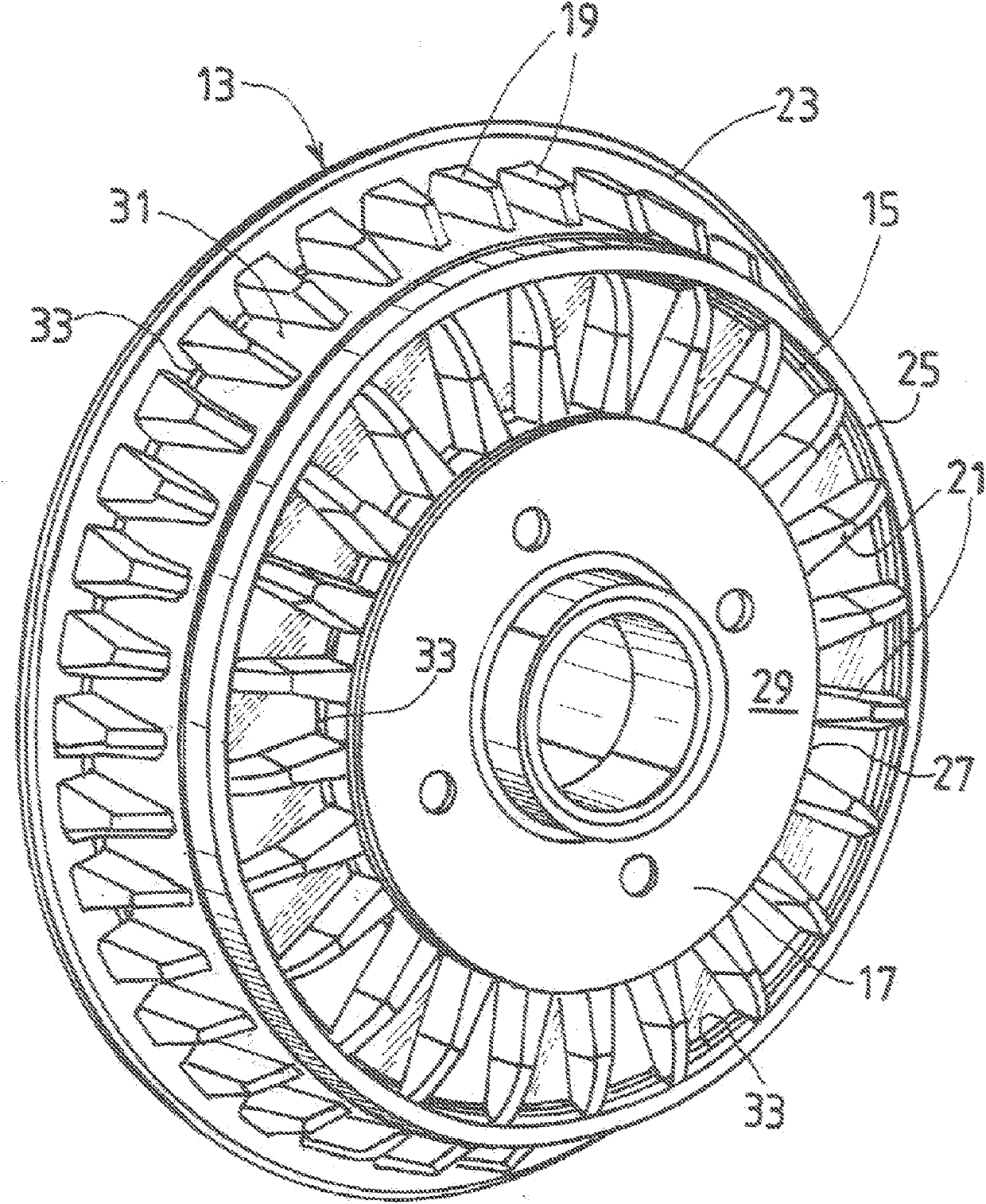 Improved drum and drum hub for a heat exchange brake, particularly for an automobile, and thus-fitted vehicle