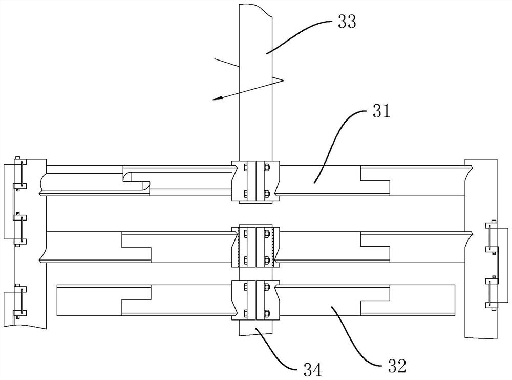 Stirring equipment with positive and negative cross flow mixing function