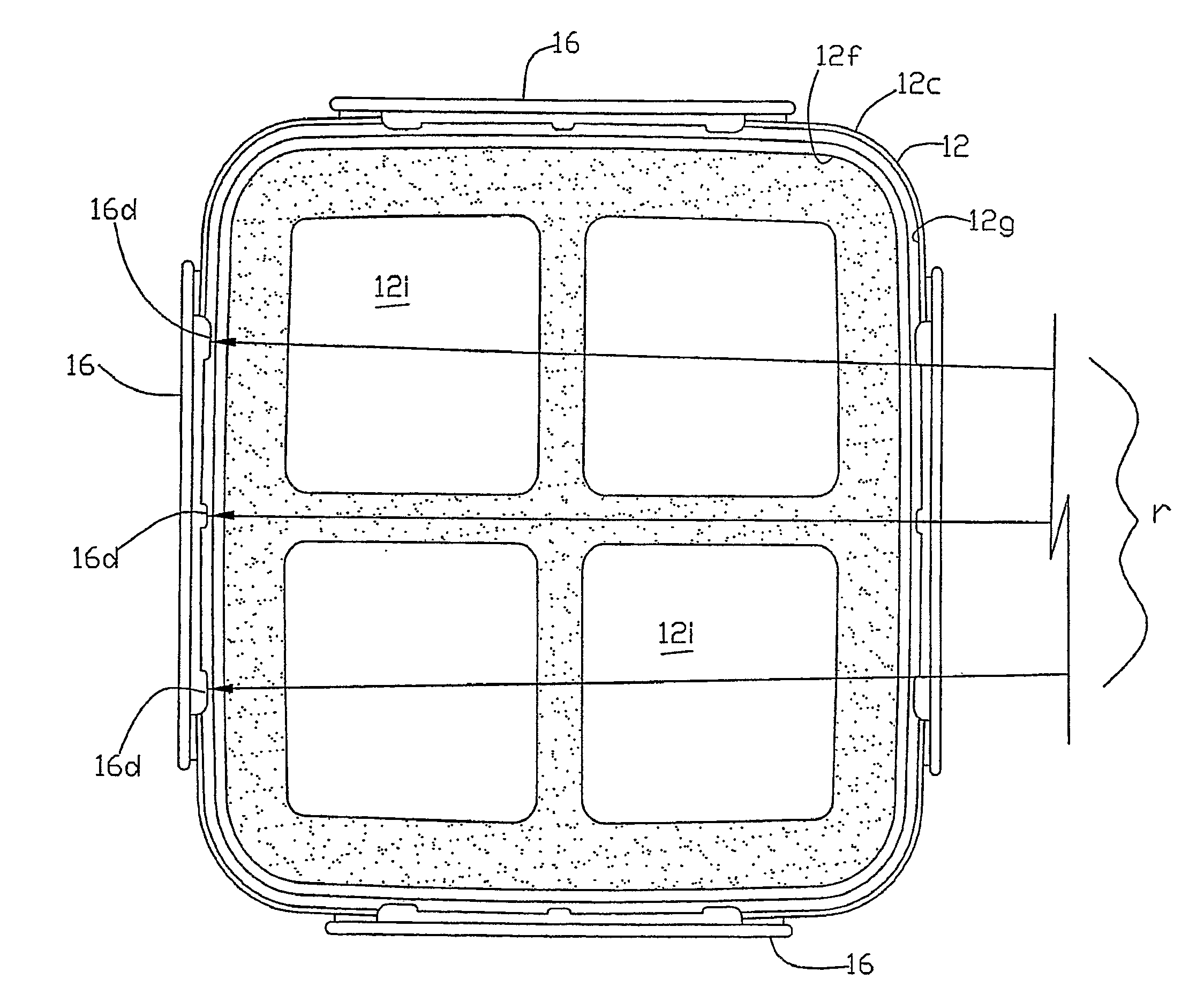 Container/Lid Combination For Storing Food and other Articles