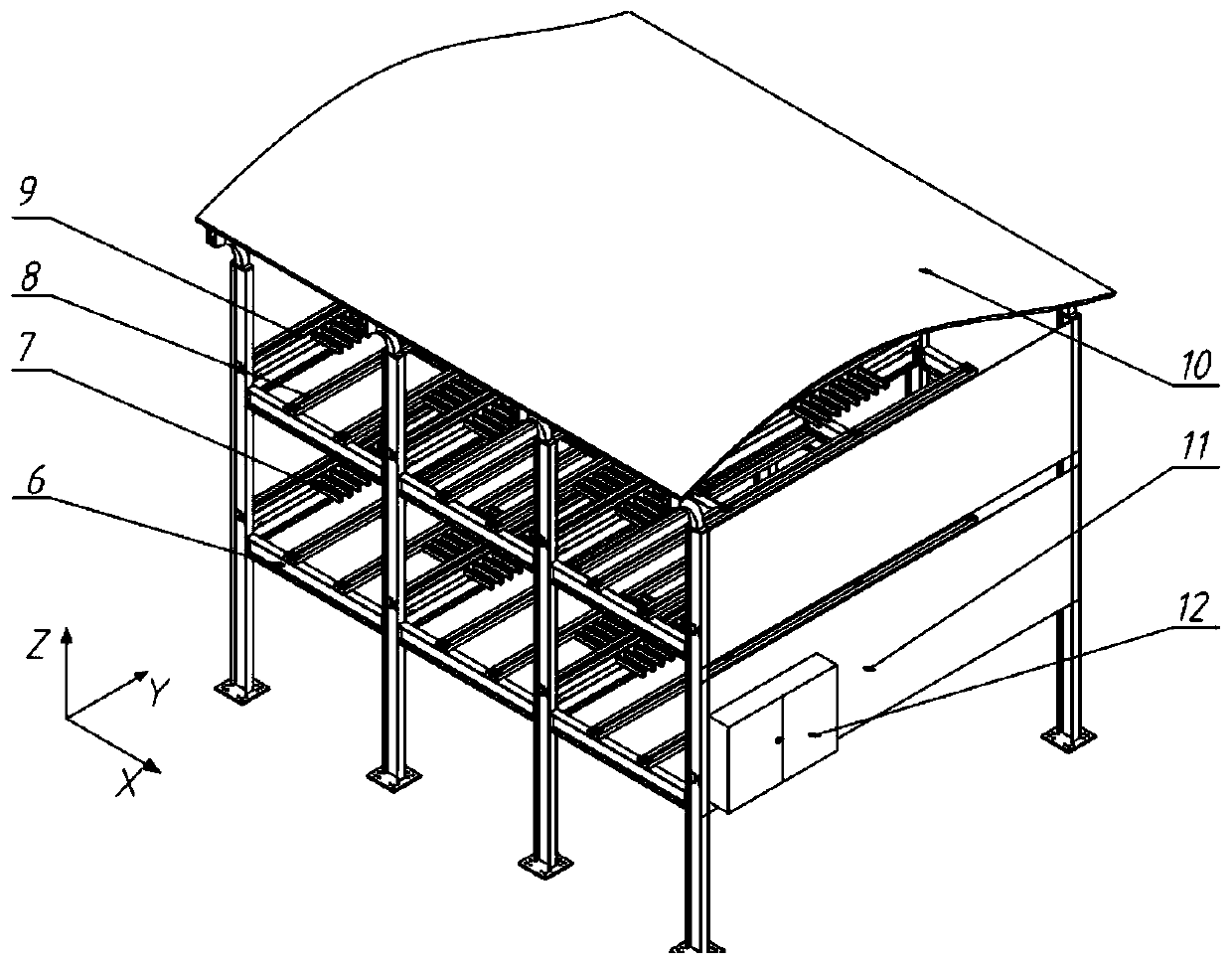 A scalable three-dimensional parking platform based on the Internet of Things