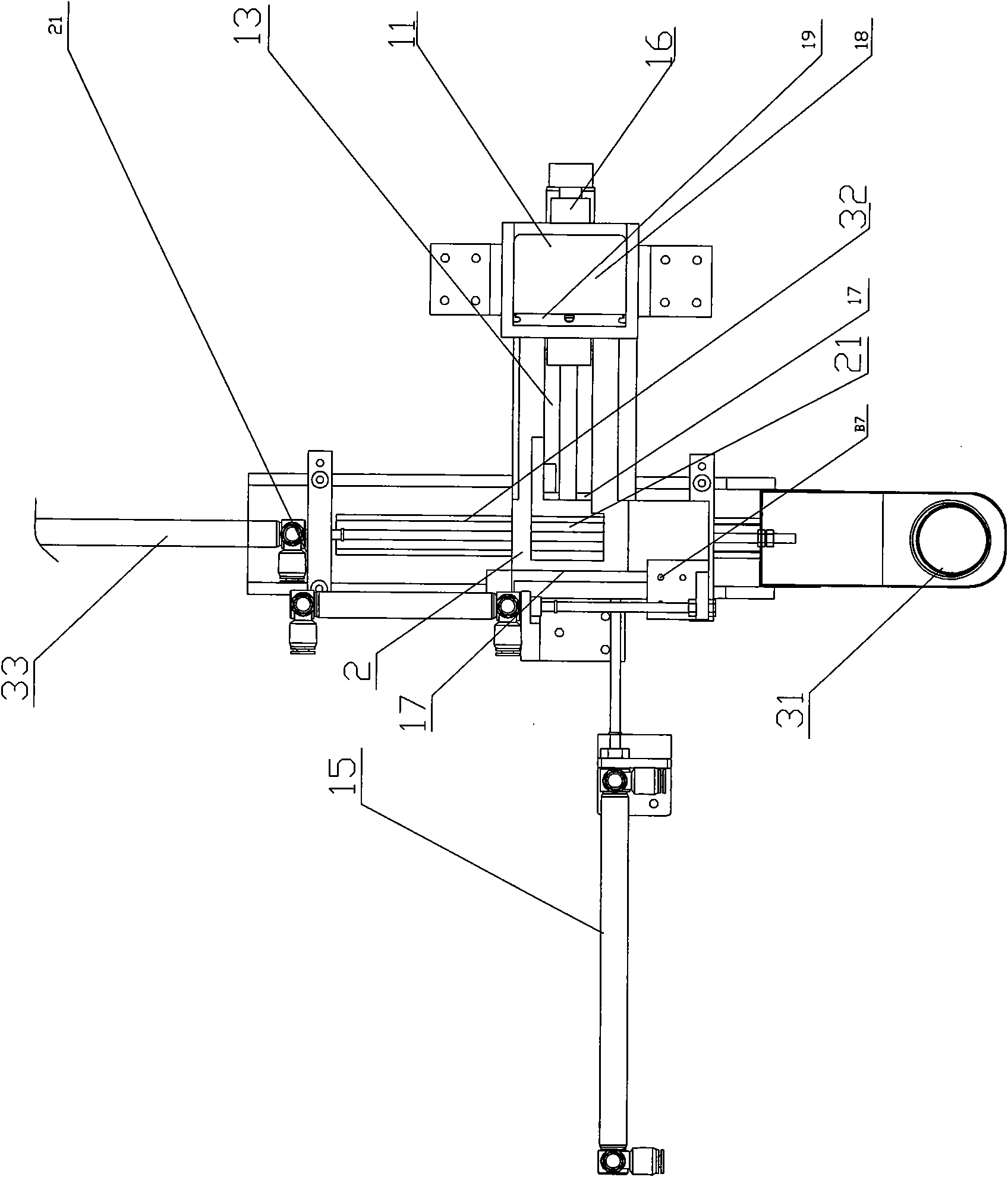 Automatic smear system of milk somatic cell counting instrument