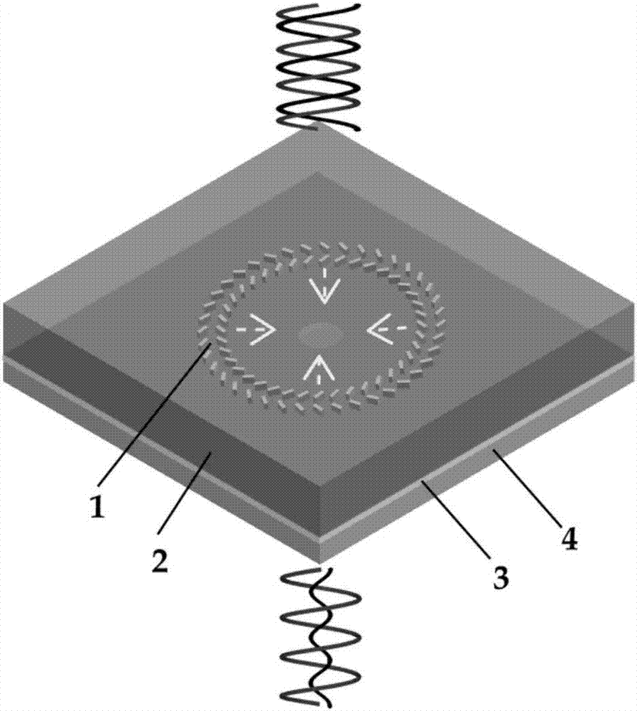 Terahertz chiral modulator based on superstructure hole structure