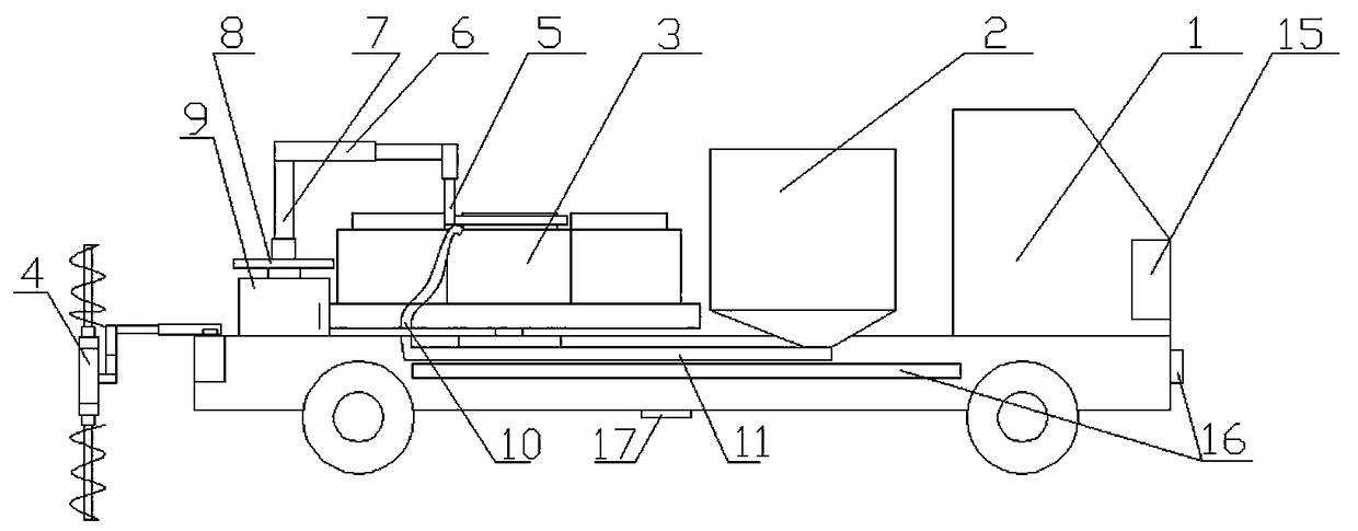 Power tower pole base installation device