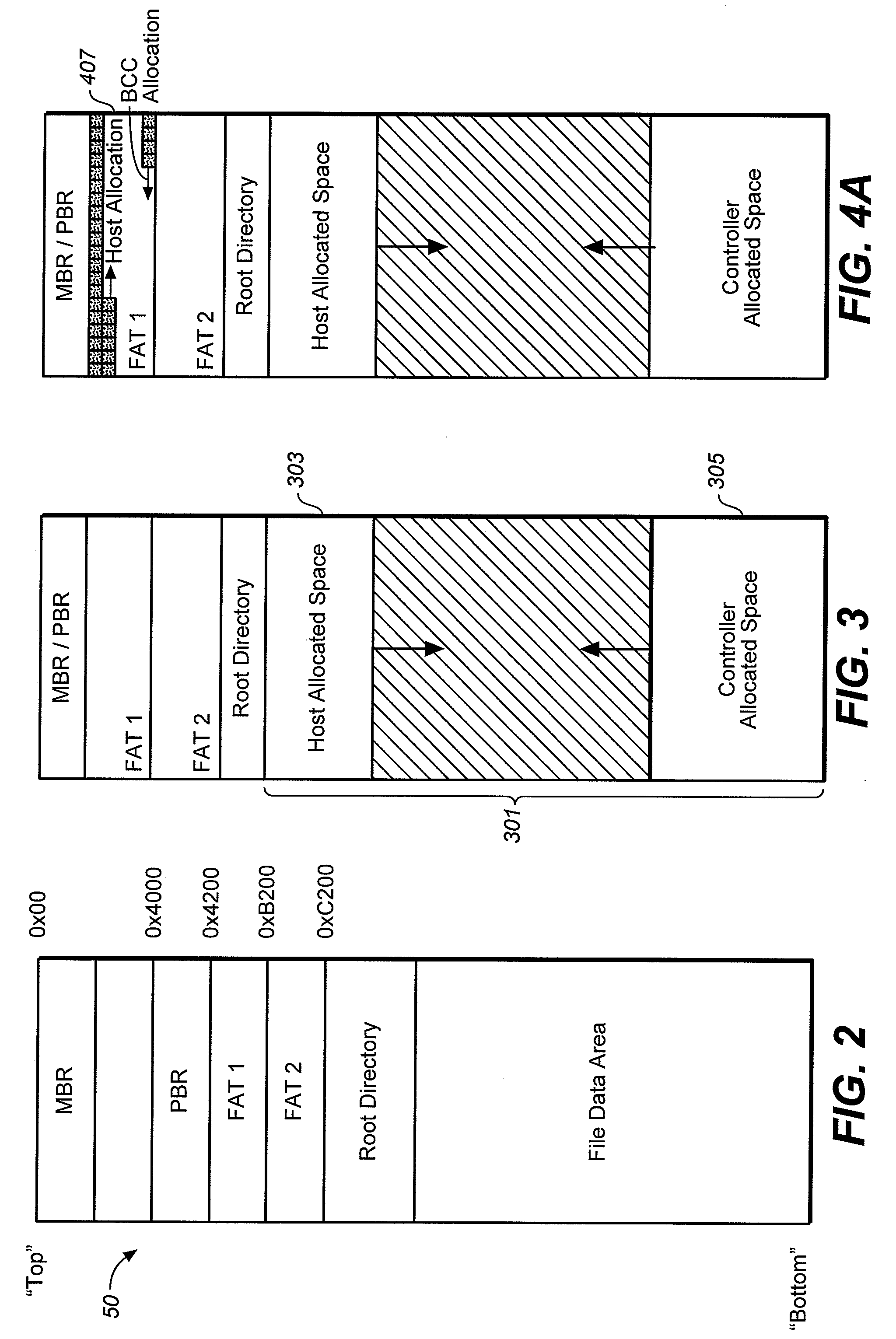 Methods of Managing File Allocation Table Information