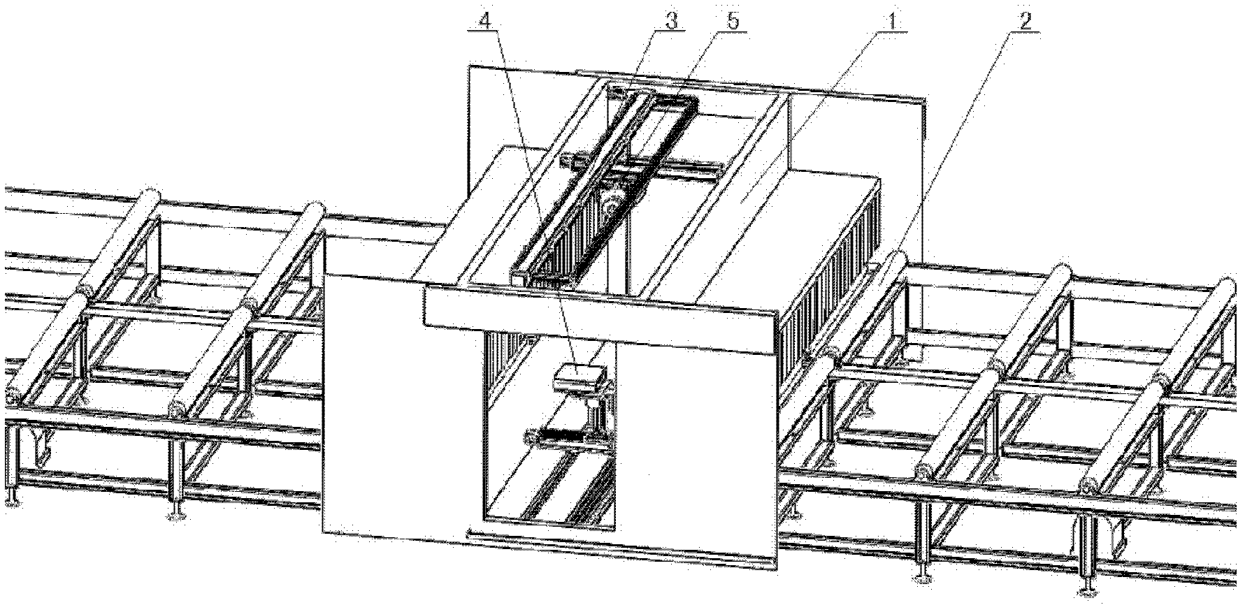 X-ray digital imaging detection device for detecting welding seam of tube row